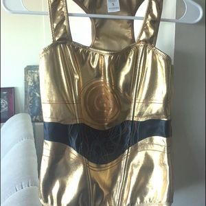 Sexy Star Wars C3PO Wired Costume Top!